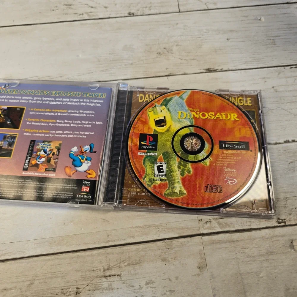 Disney's Dinosaur Sony PlayStation 1 PS1 Game Ubisoft SLUS-01167 NTSC Retro